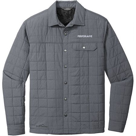 20-EB502, X-Small, ChrcoalGry, Left Chest, Performive - 3in.